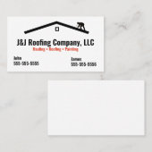 ルーフィング会社名刺 名刺 (正面/裏面)