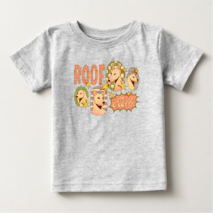 ルーフクラブ/ドッグイラスト ベビーTシャツ