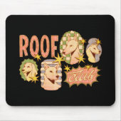 ルーフクラブ/ドッグイラスト マウスパッド (正面)