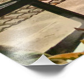 ルーフトップイタリアのシエナの窓から見る フォトプリント (角)