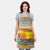 ルーフトップサンセット2295 エプロン (着用した状態)