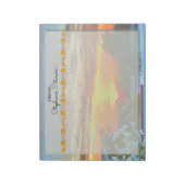 ルーフトップサンセット2295 ノートパッド (回転)