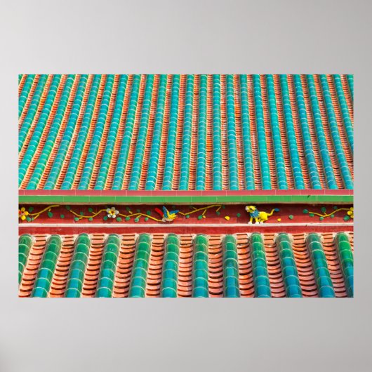 ルーフ詳細オブサウスプトゥオテンプル ポスター (正面)