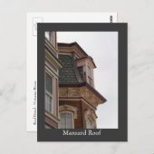 ルーフ詳細マンサードルーフ ポストカード (正面/裏面)