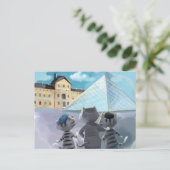 ルーブルのポストカード(封筒（オプション）) ポストカード (スタンド正面)