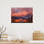 ルーブルの夕暮れ ポスター (キッチン)