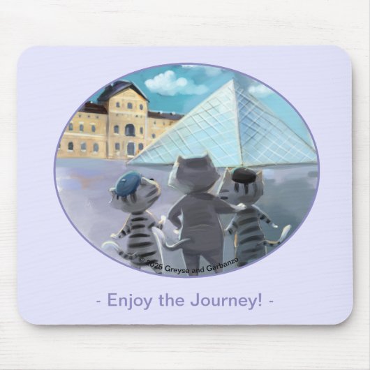 ルーブルマウスパッド楽しむ- マウスパッド (正面)