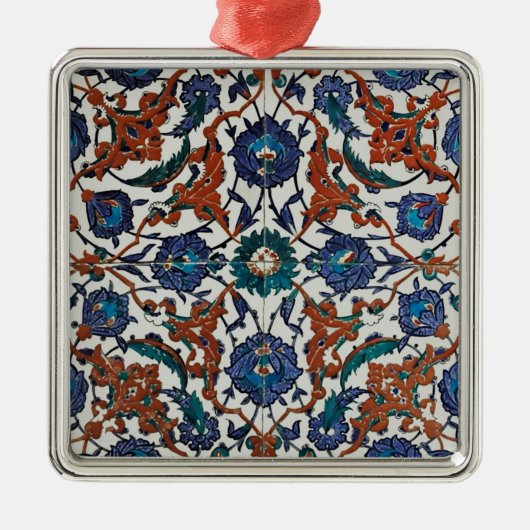 ルーブル床タイル メタルオーナメント (正面)