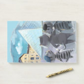 ルーブル注記10" x 6" ポストイット (デスク)