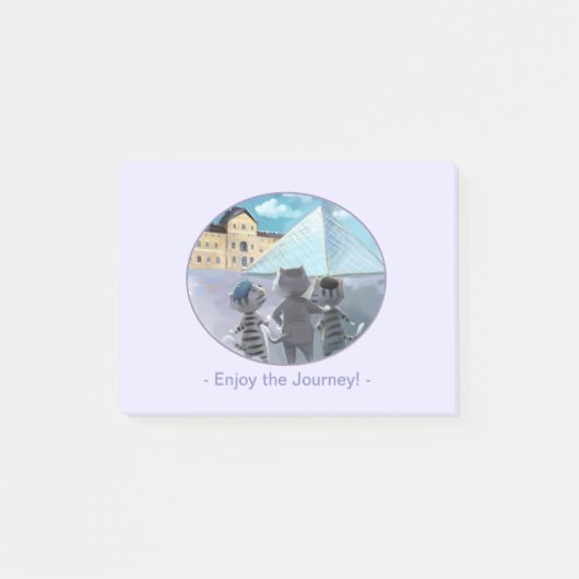 ルーブル注記4" x 3" 楽しむ- ポストイット (正面)