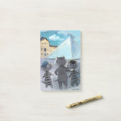 ルーブル注記4" x 6" ポストイット (デスク上)