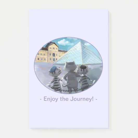 ルーブル注記4" x 6" - 楽しむ ポストイット (正面)