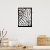 ルーブル美術館のピラミッドの内側 – ポスター (キッチン)