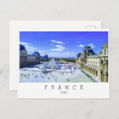 ルーブル美術館,パリ,フランス葉書 ポストカード (正面/裏面)