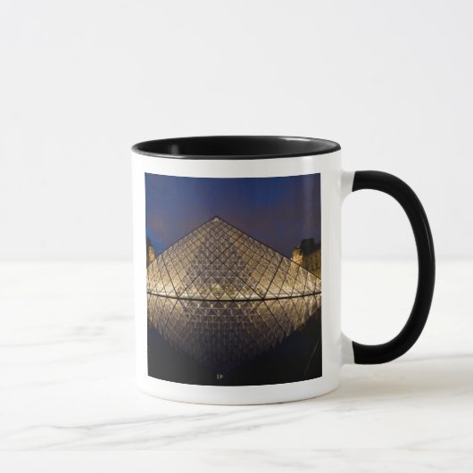 ルーブル・ピラミッド 建築家I.M.ペイ マグカップ (右)