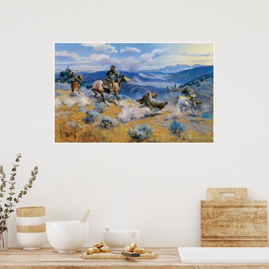 ループと迅速な馬はリードよりも確実 ポスター (キッチン)