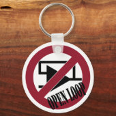 ループを開く キーホルダー (正面)