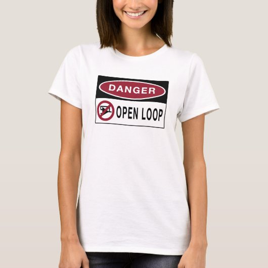 ループを開く Tシャツ (正面)