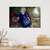 ループガロウラトリステスアートプリントゴシック風オオオカミ ポスター (キッチン)