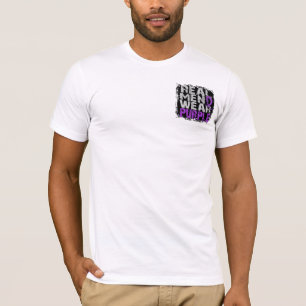 ループスの実質のメンズウェアの紫色 Tシャツ