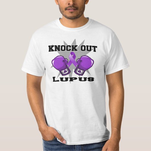 ループスをノックアウトして下さい Tシャツ (正面)