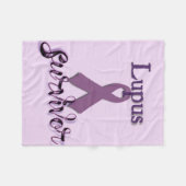 ループス生存者 フリースブランケット (正面(横))