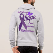 ループス認識度 パーカ (裏面)