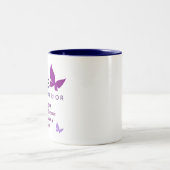 ループス·ウォリアー-認識度·マグ ツートーンマグカップ (中央)