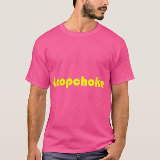 ループチョークイエロー Tシャツ (正面)