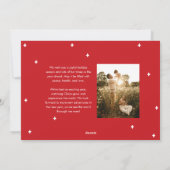 ループデループの花飾り付き写真タイプ シーズンカード (裏面)