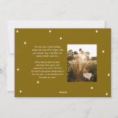 ループデループの装飾的なフォントの写真 シーズンカード (裏面)