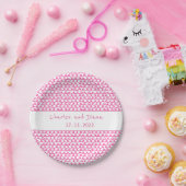 ループデループホットピンク ペーパープレート (パーティー)