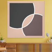 ループ円 キャンバスプリント (インサイチュ (リビング))