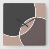 ループ円 スクエア壁時計 (正面)