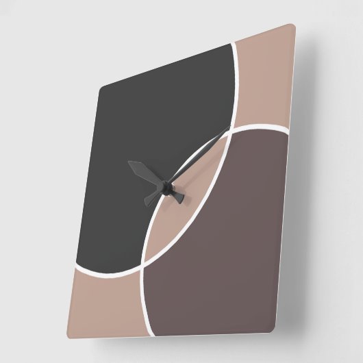 ループ円 スクエア壁時計 (傾斜)