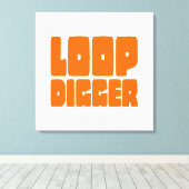 ループ掘り キャンバスプリント (インサイチュ (ウッドフロア))