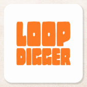 ループ掘り スクエアペーパーコースター (正面)