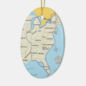 ループ素晴らしマップオーナメント セラミックオーナメント (左)