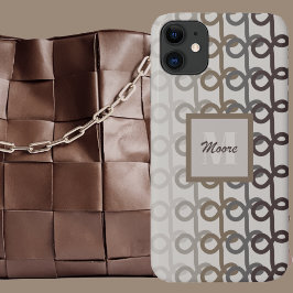ループ線 – Brown Mocha グラデーション Phone Case iPhone 11 ケース