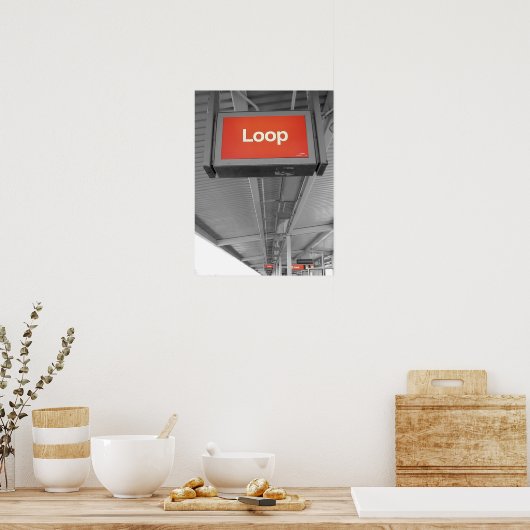 ループ ポスター (キッチン)