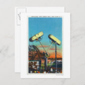 ループo飛行機乗り物の表示# 1 ポストカード (正面/裏面)