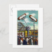 ループo飛行機乗り物の表示# 2 ポストカード (正面/裏面)