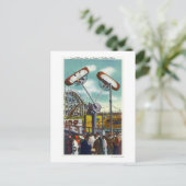 ループo飛行機乗り物の表示# 2 ポストカード (スタンド正面)