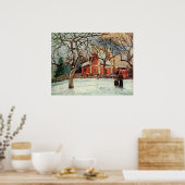 ルーベシエンヌのクリの木 ポスター (キッチン)