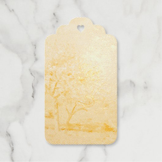 ルーベシエンヌカミーユピサロ開花オーチャード ギフトタグ (正面)