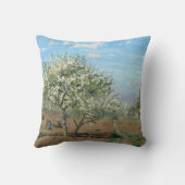 ルーベシエンヌカミーユピサロ開花オーチャード クッション (裏面)