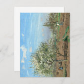 ルーベシエンヌカミーユピサロ開花オーチャード 出欠カード (正面/裏面)