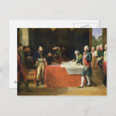 ルーベンで調印された和平の予選 ポストカード (正面/裏面)