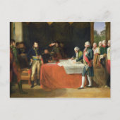 ルーベンで調印された和平の予選 ポストカード (正面)