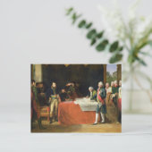 ルーベンで調印された和平の予選 ポストカード (スタンド正面)